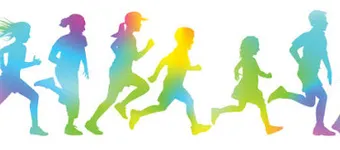 Friends Around the World Fun Run banner