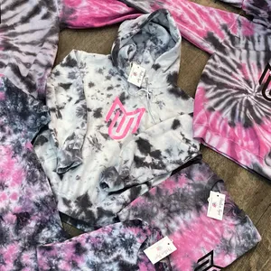 Scrunch pattern Hoodie w/ Logo