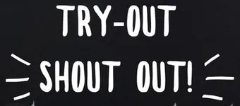 Sports Booster Club Fundraiser Example - Try-Out Shout Out banner