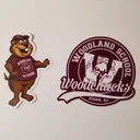 Woodland Stickers - Set of 2