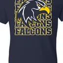 Navy Blue Falcon Head 