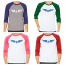 Raglan Shirt in Various Color Combos (Adult)