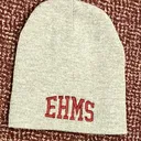 Beanie - Light Gray with Maroon Font