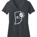 I Heart My Hometown V-Neck Tee