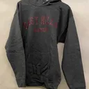 Hoodie - Dark Gray with Maroon Font 