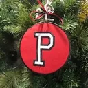 "P" Ornament/Wall Hanging