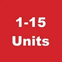 1 - 15 Units