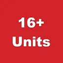 16+ Units