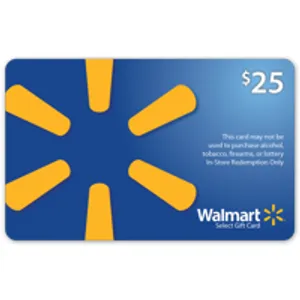 $25 Walmart Gift Card for Food