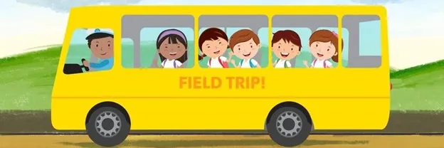 1st Grade Field Trips banner