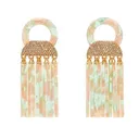Pink Camo Earrings (Retail: $155)