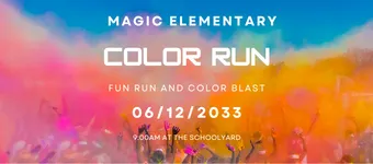 Color Run Example banner
