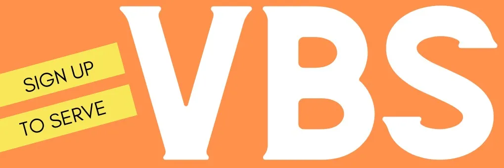 VBS Volunteer Sign Ups banner