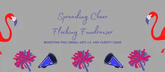 Spreading Cheer Flocking Fundraiser banner