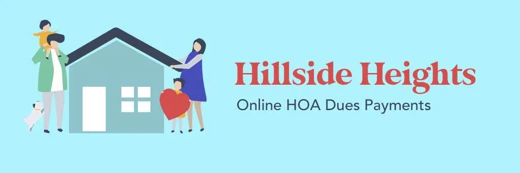 Hillside Heights HOA e-Pay banner