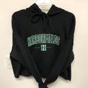 Harborfields Cropped Black Sweatshirt