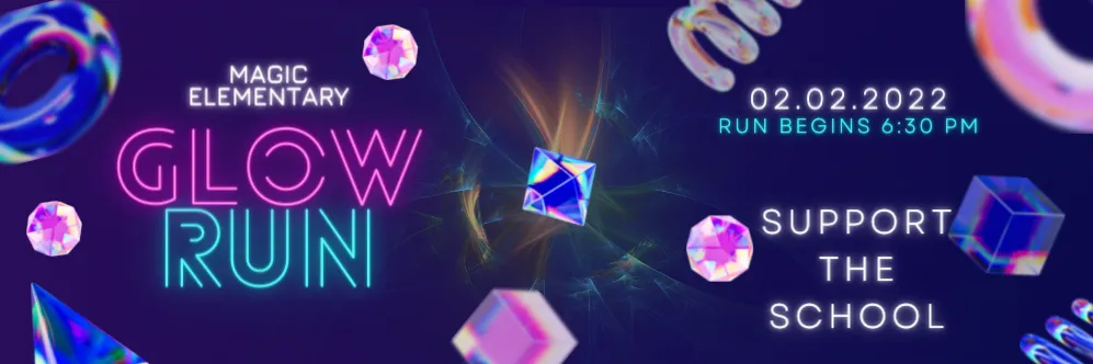 Glow Run Example banner