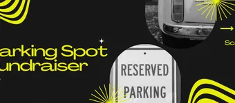 Parking Spot Fundraiser Example banner