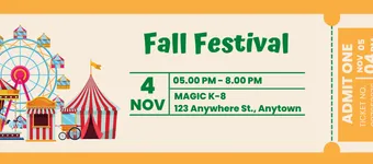Fall Festival Example banner