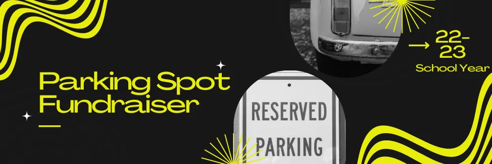 Parking Spot Fundraiser Example banner
