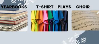 Yearbook - T-Shirts - CRCS Plays - Choirs - KEY CLUB (2024-2025) banner