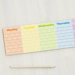 Weekly Desk Notepad
