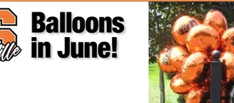 Balloons in June 2025 banner
