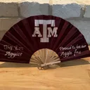 Large "Proud to be an Aggie Fan" Silk Fan