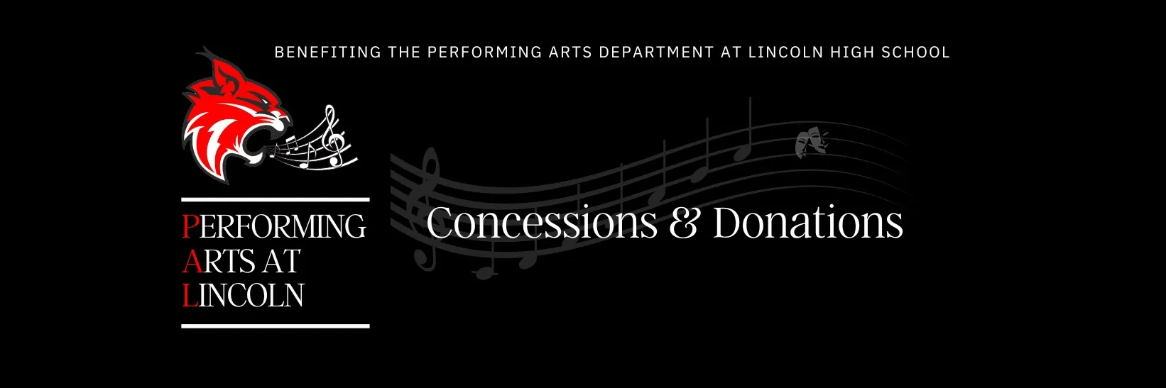 Performing Arts at Lincoln! banner