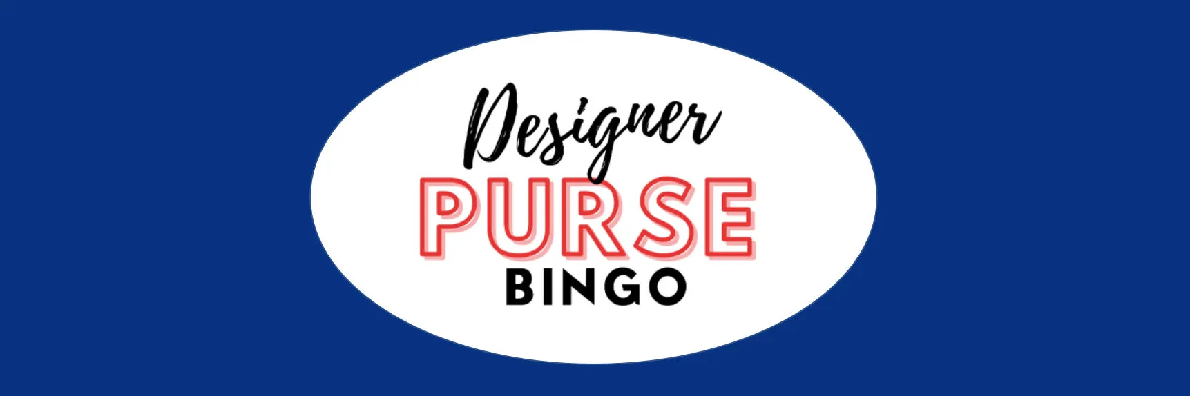Cheerleading Designer Purse Bingo banner
