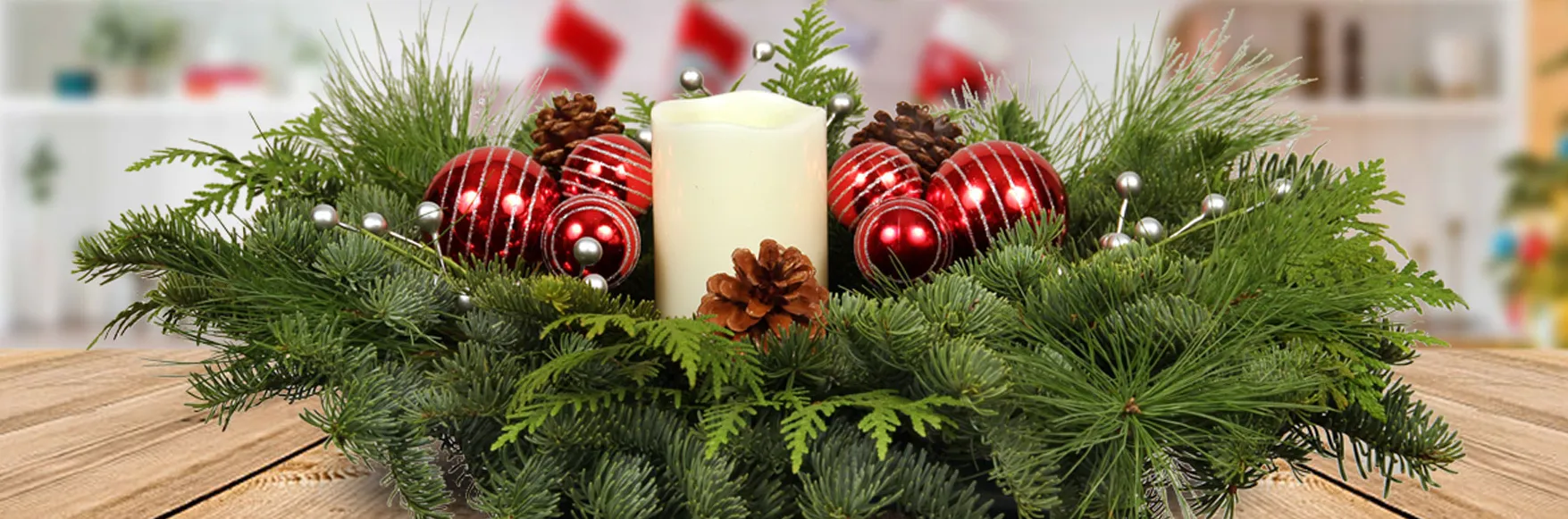 Holiday Wreath Fundraiser Example banner