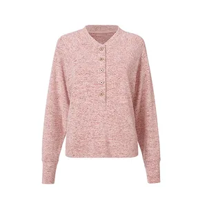 Size L - Henley Pullover