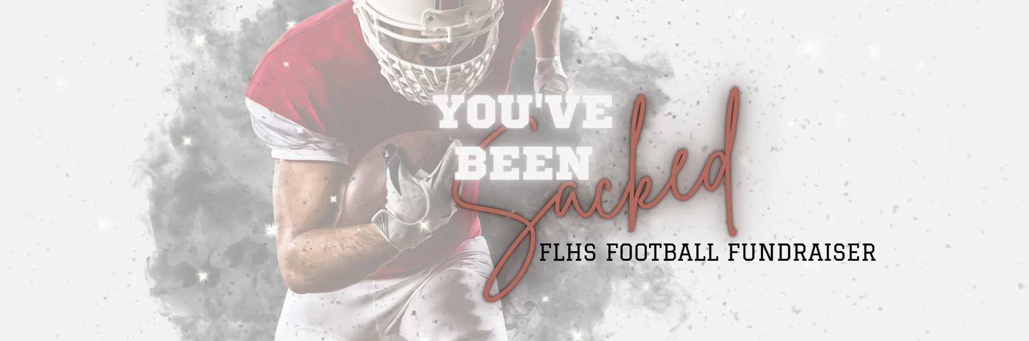 High School Football Fundraiser Example banner
