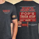 Pop's Truck Stop Bicentennial Throwback T-Shirt (Medium)
