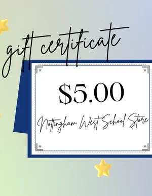 $5 School Store Gift Certificate