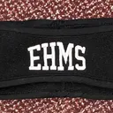 Winter Headband - Black with White Font
