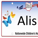 Two-sided Name Tags - License Plate Style 