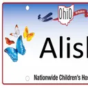 One-sided Name Tags - License Plate Style