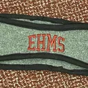 Winter Headband - Gray with Maroon Font 
