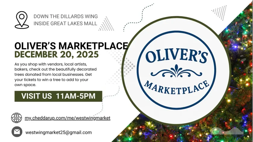 12/20/2025 Oliver's Marketplace Vendor Registration Christmas Tree ...