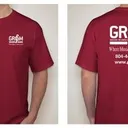 Tee Shirt - Cardinal color (ADULT)  Indicate TOTAL QUANTITY on the right AND Size Quantities below