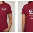 Tee Shirt - Cardinal color (LADIES)  Indicate TOTAL QUANTITY on the right AND Size Quantities below