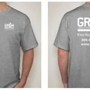 Tee Shirt -  Grey color (ADULT)  Indicate TOTAL QUANTITY on the right AND Size Quantities below
