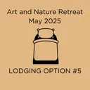 Lodging Option 5 - twin mattress on the floor, shared bath