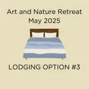Lodging Option 3 - full bed, shared bath
