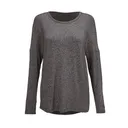 Size  M - Cut Up Tee - Charcoal