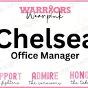 Breast Cancer Awareness One-sided Name Tags - Misc Styles