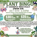 One Person Registration for Plant Bingo 