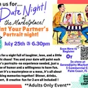 1 Couple for Date Night at the Marketplace: Paint Your Partner’s Portraitr