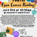 1 to attend Youth Open Canvas Painting